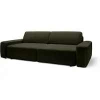 PillovelyArt Canapé Bamby Bouclé - canapé convertible avec coffre de lit