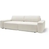 PillovelyArt Canapé Bamby Bouclé - canapé convertible avec coffre de lit
