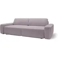 PillovelyArt Canapé Bamby Bouclé - canapé convertible avec coffre de lit