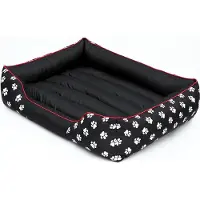Stanislaw Jurga Lit pour chien "Prestige" - lavable, imperméable, avec fermeture éclair - 110x90 cm - | Sofa pour chien, coussin pour chien, canapé pour chien, lit pour animal | PillowPrim