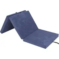 Stanislaw Jurga Matelas pliant "BEN" - 195×80×8 cm - pliable, housse lavable, tissu Aloba, comme lit d'invité, tapis d'entraînement ou pouf | PillowPrim