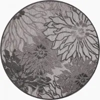 Un Amour De Tapis CHIMEKA tapis rond d'extérieur tissé en kilim