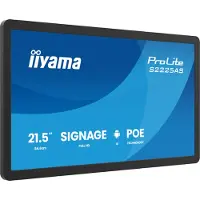 Iiyama ProLite S2225AS-B1P - 22" écran plat LCD - signalisation numérique - avec lecteur multimédia SoC intégré - Android - 1080p 1920 x 1080 - mat, noir