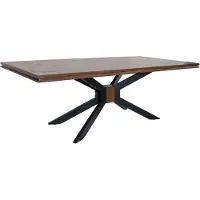 MASSIVMOEBEL24.DE MASSIVMOEBEL24 | Table à manger 240x107 Manguier laqué Brun STILMÖBEL #122