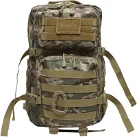 Brandit Sac à dos 'US Assault' beige / marron / vert