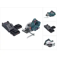 Bosch GKS 18V-57-2 Professional Scie circulaire portative sans fil 18 V 165 mm Brushless + 2x batterie ProCORE 4,0 Ah + chargeur