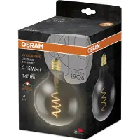 Osram Led Globe Ed.1906 125mm Clair Fil Spiral Smoke 5w15 E27 -