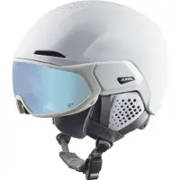 Alpina Casque de Ski Alpina Alto QV White Matt (Ice Blue)-55 - 59 cm