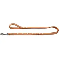 Hunter Swiss Laisse en cuir 1,8cm/1m beige