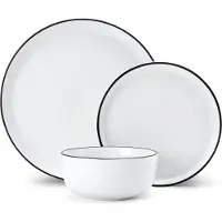 MIKASA Vaisselle Limestone 12 Pièces