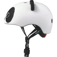 Micro mobility Jeu de plein air Casque Panda 3D avec boucle magnétique et lumière LED intégrée Taille S