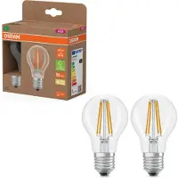 Osram 4099854253461 LED EEK A - G E27 forme incandescente 2.2 W 40 Blanc chaud O x H 60 (E27, 470 lm, 2x)