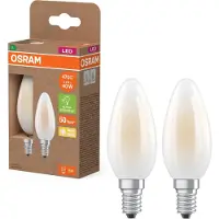 Osram 4099854253805 LED EEK A - G E14 forme bougie 2.2 W 40 Blanc chaud O x H 35 mm (E14, 6 x)