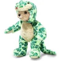 Steiff 113765 Nounours Hoodie serpent, peluche, 27 cm, vert clair