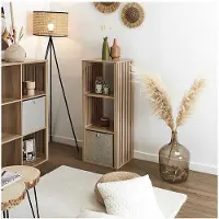 Home Deco Factory Rangement Modulable En Bois Klaus 3 Cases