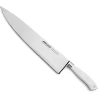 Arcos Couteau Riviera Blanc 233824 en acier au nitrum, avec mangue en polyoxyméthylène et une lame de 30 cm dans un coffret.