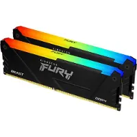Kingston Mémoire RAM - - FURY Beast - 8 Go - DDR4 - 3200 MHz CL16 - Éclairage RGB personnalisable