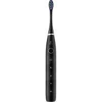 24.Se Flow S brosse à dents sonique + 2 têtes de rechange Black 1 pcs