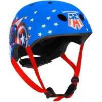Marvel Captain America Bmx/skate Junior Helmet Bleu S-M Enfants