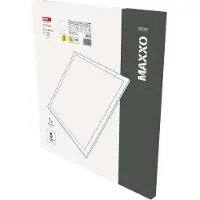 Emos Panneau LED MAXXO 60×60, carré encastré blanc, 36W blanc chaud UGR