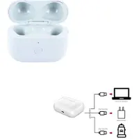 Cyoo Remplacement Airpods 3, Chargeur sans fil, Station de recharge filaire ou rechargeable sans fil