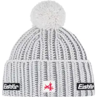 Eisbar Unisexe, Bonnet, Ronda Pompon SA Cap, Blanc, Gris, (Taille unique)