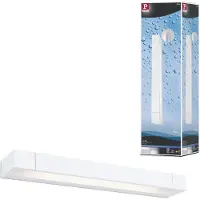 Paulmann Applique Murale , Lucille, dimmable, Blanc, Salle de bains, Métal, Moderne