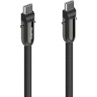 Hama Câble USB-C et lanière pour portable, solution 2 en 1, 1,2 m, noir