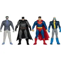 Mcfarlane Toys Dc Direct Page Punchers Pack De 4 Figurines Fils Du Joker Superman Batman 7 Cm