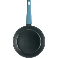 Ibili Poêle universelle -Classe Titanium, aluminium, 24 x 5,5 cm, noir/bleu