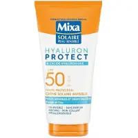 Mixa Hyaluron Protect Peaux Sensibles Et Déshydratées Crème Solaire Invisible Spf50 50ml