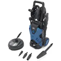 HBM Nettoyeur haute pression 2200W, 165 bars pour terrasse, brosse de lavage et buse turbo incluses