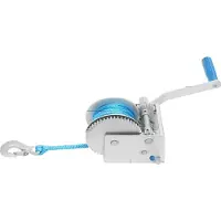 OEM Treuil manuel, capacité de levage de 4500 lbs, 3 rapports de transmission, argenté