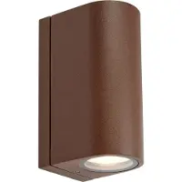 Markslöjd Luminaire Extérieur , Alor, dimmable, Brun / rouille, Aluminium, Scandinave