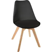 Zesso Eazy Living Chaise de salle à manger Berenice Noir
