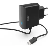 Hama 00201617 câble de charge avec adaptateur noir 1,0 m, 5 Watt