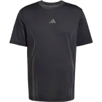 Adidas T-Shirt fonctionnel 'AIRCHILL' gris foncé / noir