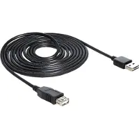 DeLOCK EASY-USB - Rallonge de câble USB - USB (F) pour USB (M) - 3 m - noir