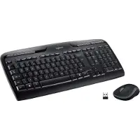 Logitech Combo Mk330 Wireless Keyboard And Mouse French Noir
