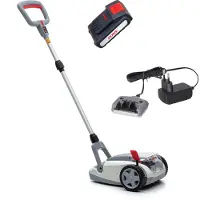 Ikra Tondeuse à gazon sans fil ICHM 20 | 20 V | Largeur de coupe 21 cm | Fonction mulching | 3 hauteurs de coupe 25-48 mm | Pour pelouses jusqu'à 50 m² | Avec batterie 2,0 Ah et chargeur