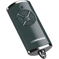 Hörmann H?rmann Handsender HSE4 868-BS Hochglanz Chrom Anthrazitgrau Fernbedienung