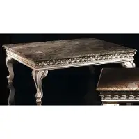 Xl Moebel Gmbh Table basse Table en bois Vintage Table d'appoint en bois véritable Meubles italiens Nouveau