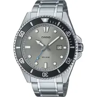 Casio Mdv107d8avdf 20atm 49.5mm Watch Argenté Homme