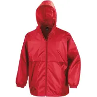 Result Veste Core pour homme, légère, imperméable, coupe-vent FK597 (S) (rouge)