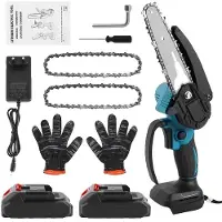 OEM Tronçonneuse, moteur sans balais, design compact, Avec 2 batteries
