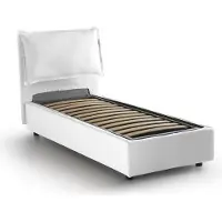 Talamo Italia Azzurrino - Lit Simple, Blanc, Déhoussable Italy