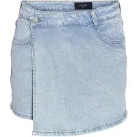 Noisy May Noami Denim High Waist Short Skirt Bleu S Femme