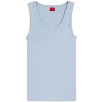HUGO Datamia 10258222 Sleeveless T-shirt Bleu M Femme