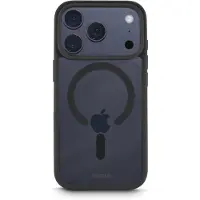 Hama Handyhülle "Frame Protect" f. iPhone 17 Pro, magnetisch, durchsichtig, Schw (Apple iPhone 17 Pro), Coque pour téléphone portable, Transparent, Noir