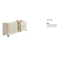 Xl Moebel Gmbh Bois Étagères Lowboard Italie Blanc tv Sideboard rtv Salon Design Étagère